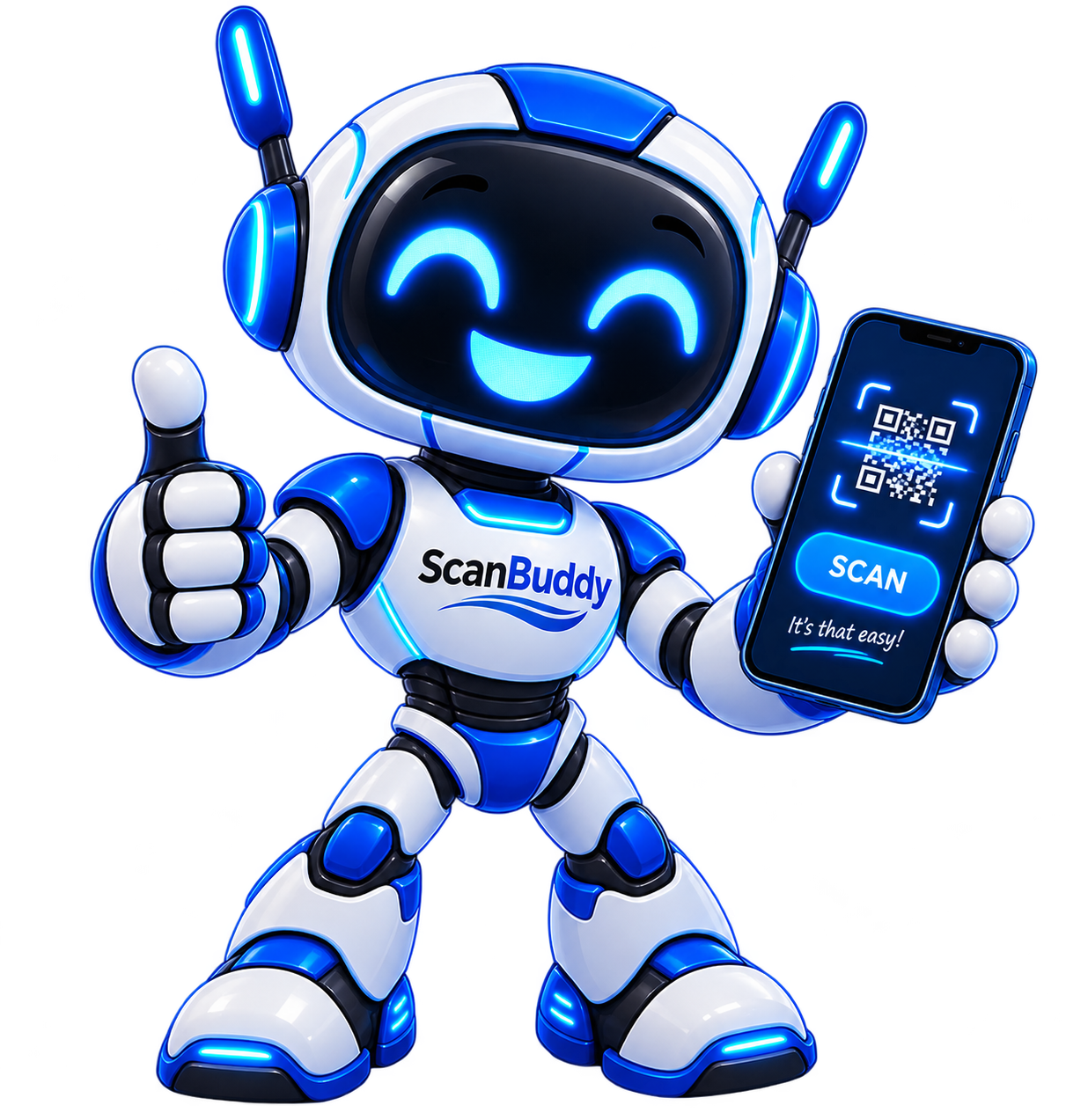 Buddy, the ScanBuddy mascot